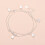 (Square double-layer bracelet (silver)) Silver Beaded Charm Bracelet, Star Dolphin Square Hollow Ball Thin Chain 1