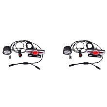 2X für Bafang BBS01 BBS02 BBSHD Mittlerer Antriebsmotor Elektrofahrrad Wasserdichtes Lichterset mit Bremsblinker Fahrradlicht