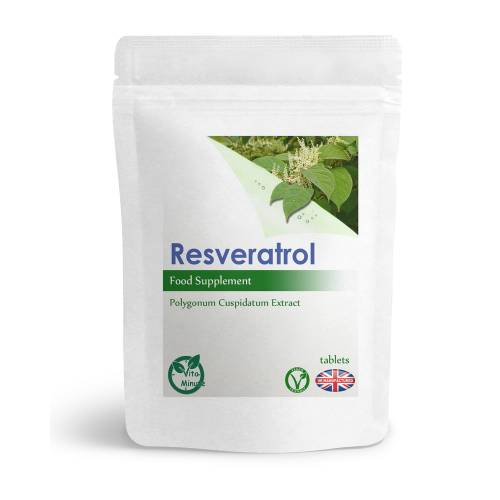 High Potency Resveratrol 1000mg Extract (30 Tablets) UK Made (V)