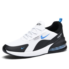 (White and blue, 47) Men Women Lightweight Breathable Non Slip Running Shoes Comfort Casual Athletic Sneakers