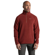 (XXXL, Red Jasper) Craghopper Mens Corey VI Half Zip Outdoor Walking Hiking Pullover Fleece