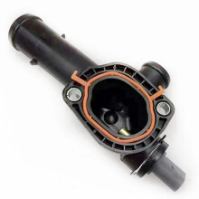 5X Kfz Kühlmittel Thermostat mit Temperatur Sensor Thermostat Wasser Anschluss für AMAROK 2H 2.0D 2010 03L121131M