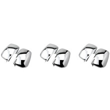 3X Car Chrome Seitentür Rückspiegelabdeckung für Journey Freemont 2009 - 2018