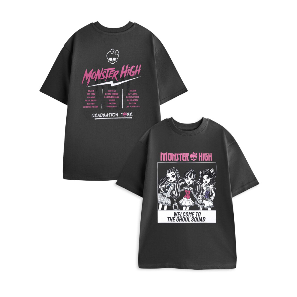 Monster High (Small) Short Sleeved T-Shirt (Unisex Grey)
