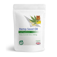 90 x Hemp Seed Oil Capsules - 1000mg | UK