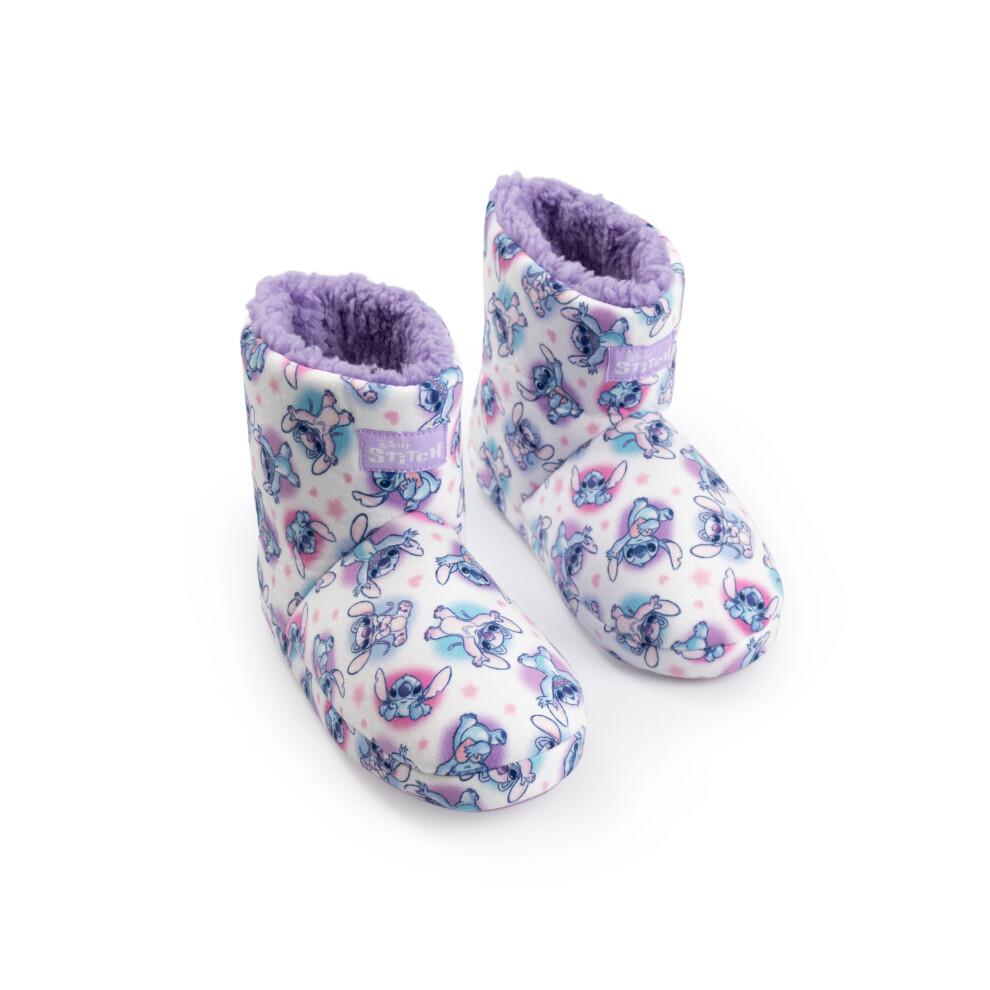 Disney (12 Uk Child) Lilo & Stitch Slipper Boots (Girls Multicoloured)