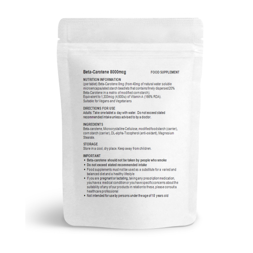 Beta-Carotene 8000mcg (180 Tablets) Cognitive (V) 2