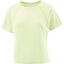 (14 UK, Lime) Salomon Womens/Ladies Shakeout Air Crop T-Shirt