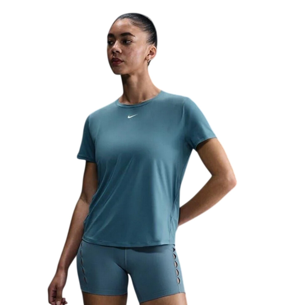 Nike (8 Uk, Smokey Blue) Womens/Ladies One Dri-Fit Standard Top