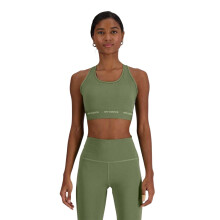 (8 UK - 10 UK, Olive) New Balance Womens/Ladies Medium Support Sports Bra