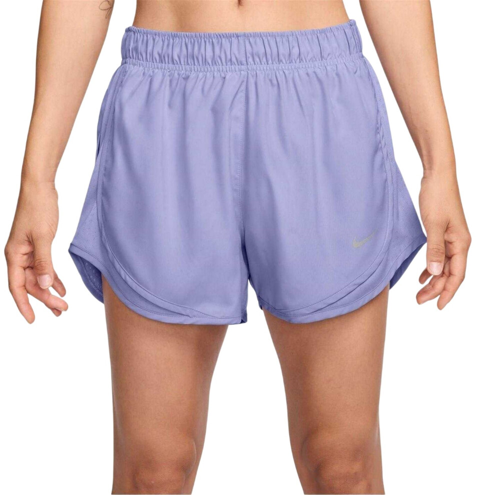 Nike (6 Uk, Lilac) Womens/Ladies Tempo Dri-Fit Mid Rise Running Shorts
