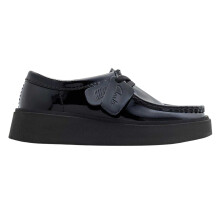 (6 UK, Black Patent) Clarks Womens/Ladies Torview Suede Shoes