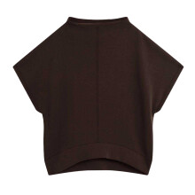 (10 UK, Dark Brown) Ted Baker Womens/Ladies Plain Boxy Sleeveless T-Shirt