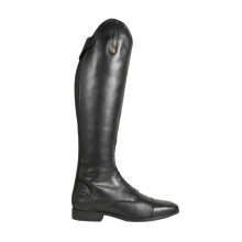 (6.5 UK, Black) Brogini Womens/Ladies Albareto Leather Low Heel Long Riding Boots
