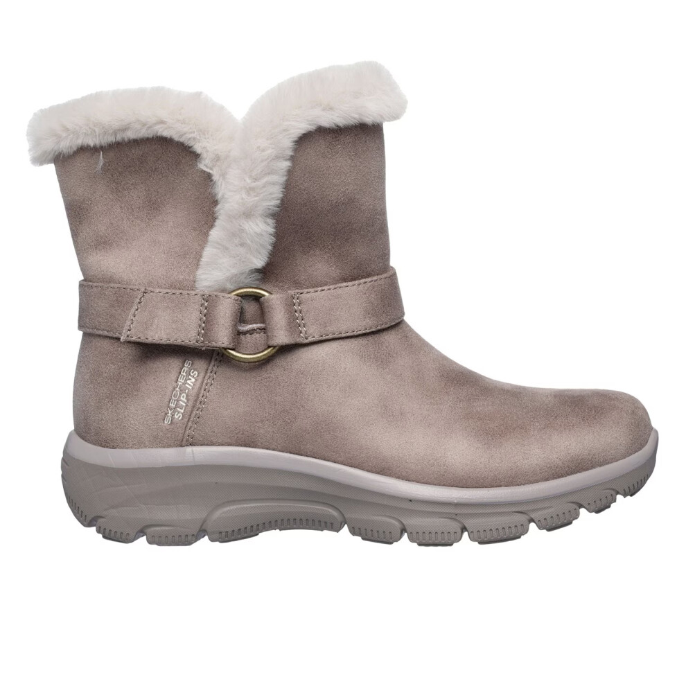 Skechers (6 Uk, Dark Taupe) Womens/Ladies Easy Going Dreamers Ankle Boots