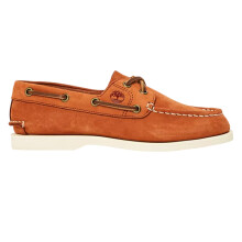 Timberland Mens Classic Nubuck Moc Toe Flat Boat Shoes