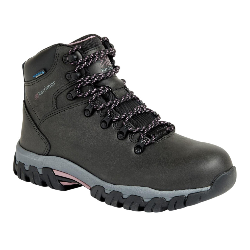 Karrimor (7 Uk, Black) Womens/Ladies Mendip Leather Hiking Boots