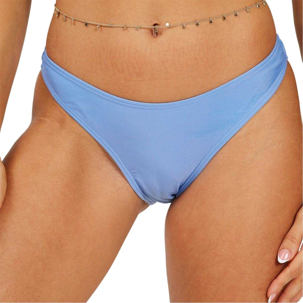 Brave Soul (8 Uk, Blue) Womens/Ladies Mid Rise Bikini Bottoms
