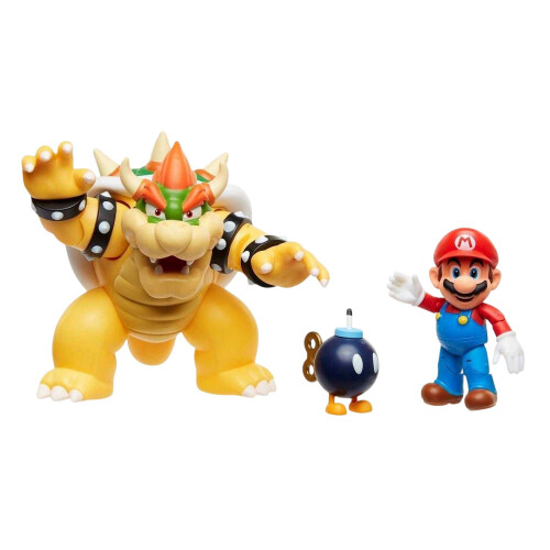 Super Mario Super Mario Lava Battle Action Figure Set