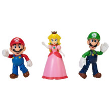Super Mario Mushroom Kingdom Action Figure Set (Pack of 3)