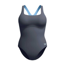 Speedo Womens/Ladies Square Neck Regular One Piece Swimsuit