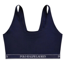 (10 UK, Navy) Ralph Lauren Womens/Ladies Logo Scoop Neck Bralette