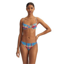 (12 UK, Multicoloured) Ralph Lauren Womens/Ladies Plaid Hipster Bikini Bottoms