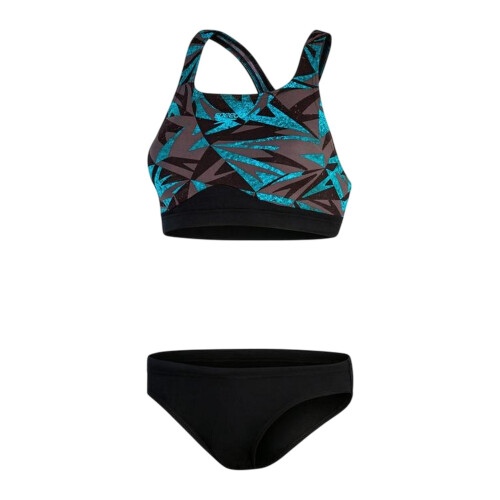 Speedo Speedo Womens/Ladies Geometric Racerback Bikini Set