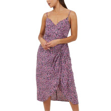 (14 UK, Pink) Brave Soul Womens/Ladies Floral Sweetheart Wrap Dress