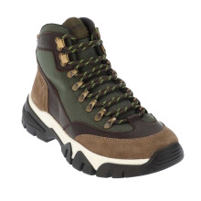 Boss Mens Panelled Material Mix Ankle Boots