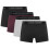 Ted Baker (M, Black/Multicoloured) Ted Baker Mens Plain Boxer Shorts (Pack of 4) 2