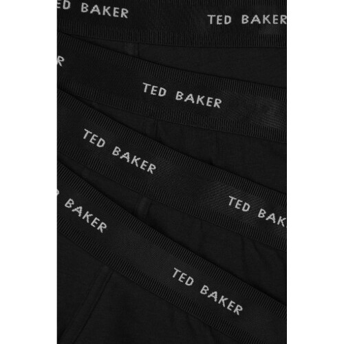 Ted Baker (S, Black) Ted Baker Mens Plain Boxer Shorts (Pack of 4) 2