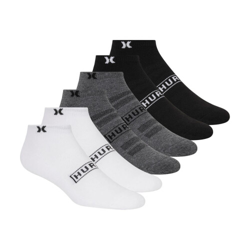Hurley Mens Low Cut Ankle Socks (Pack of 6)