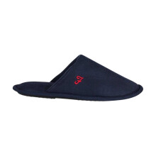 (7 UK-8 UK, Navy) Farah Mens Cullinan Flat Mule Slippers