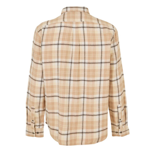 Timberland (L, Angora) Timberland Mens Checked Casual Button-Down Shirt 1