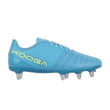 (11 UK, Teal) KooGa Mens Power SG Leather Rugby Boots