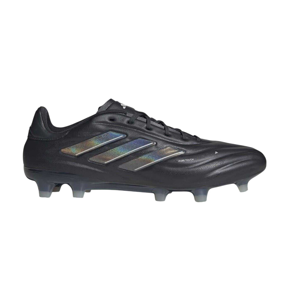 Adidas (7.5 Uk, Black/Grey) Mens Copa Pure Elite Calf Leather Firm Ground Football Boots
