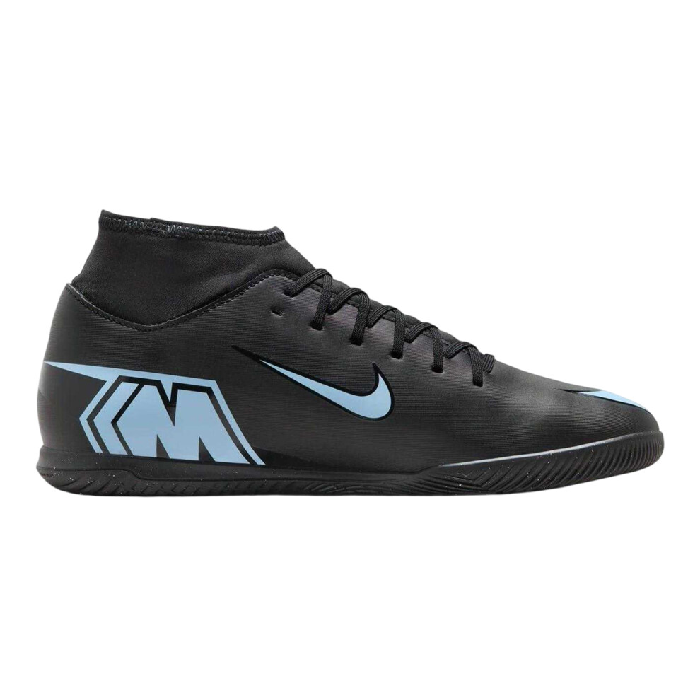 Nike (10 Uk, Black/Blue) Mens Mercurial Superfly 10 Indoor Football Shoes