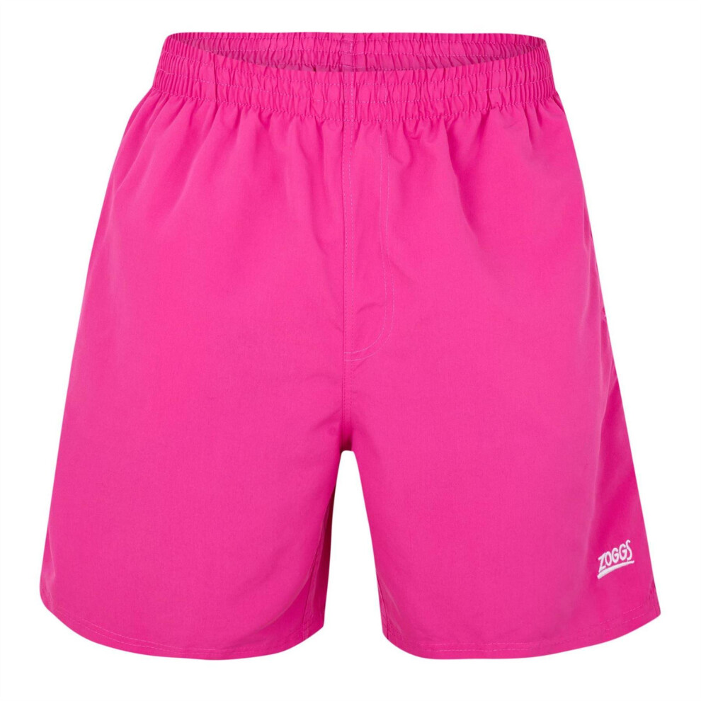 Zoggs (M S, Pink) Mens Penrith Swim Shorts