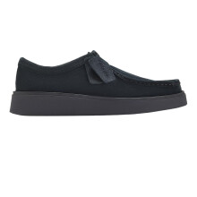(11 UK, Black) Clarks Mens Suede Platform Shoes