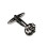 Twisted Tailor Twist Knot Cufflinks 1