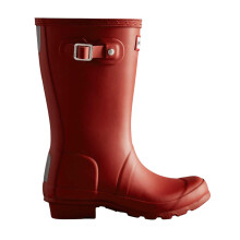 (2 UK, Red) Hunter Childrens/Kids Original Waterproof Low Heel Wellington Boots