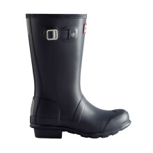 (1 UK, Navy) Hunter Childrens/Kids Original Waterproof Low Heel Wellington Boots