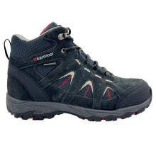 (3 UK, Black/Red) Karrimor Childrens/Kids Mount Leather Walking Shoes