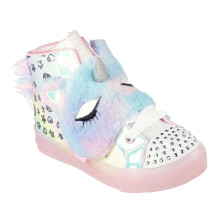 (11.5 UK Child, Pink/Multicoloured) Skechers Girls Shuffle Unicorn Trainers