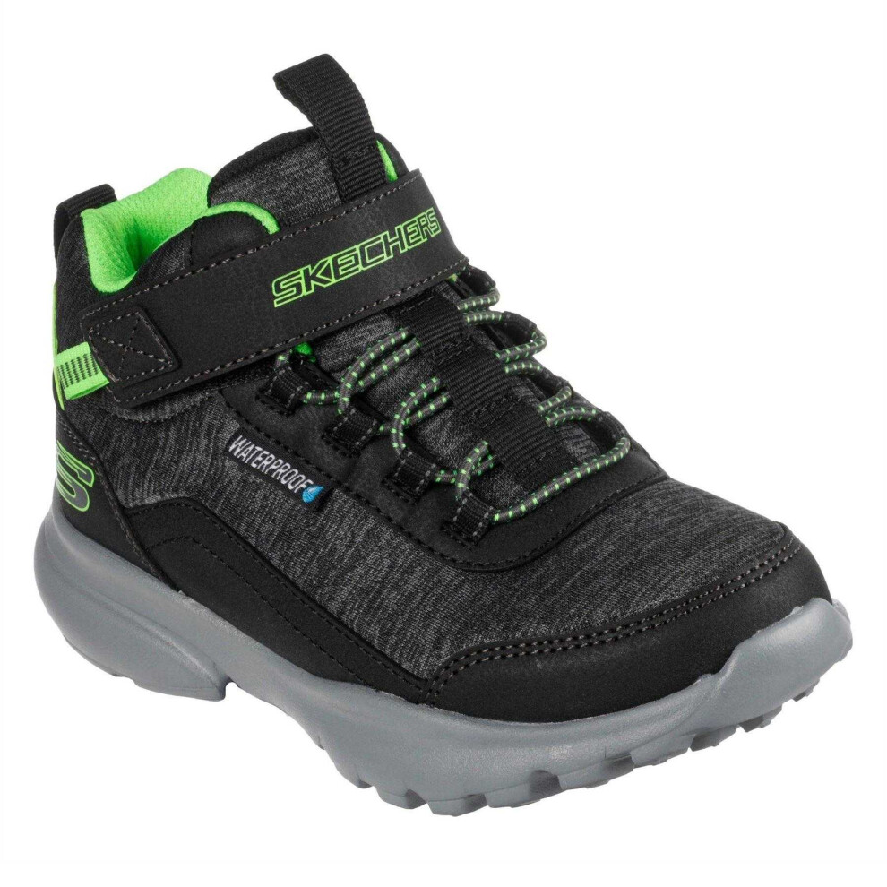 Skechers (10 Uk Child, Black/Charcoal) Childrens/Kids Razorflex Trainers