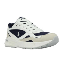 (4 UK Child, White/Navy) Ralph Lauren Childrens/Kids Trackster 275 Lace Up Trainers