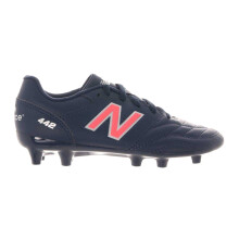 (5.5 UK, Navy/Red) New Balance Childrens/Kids 442 V2 Academy Leather Firm Ground Football Boots