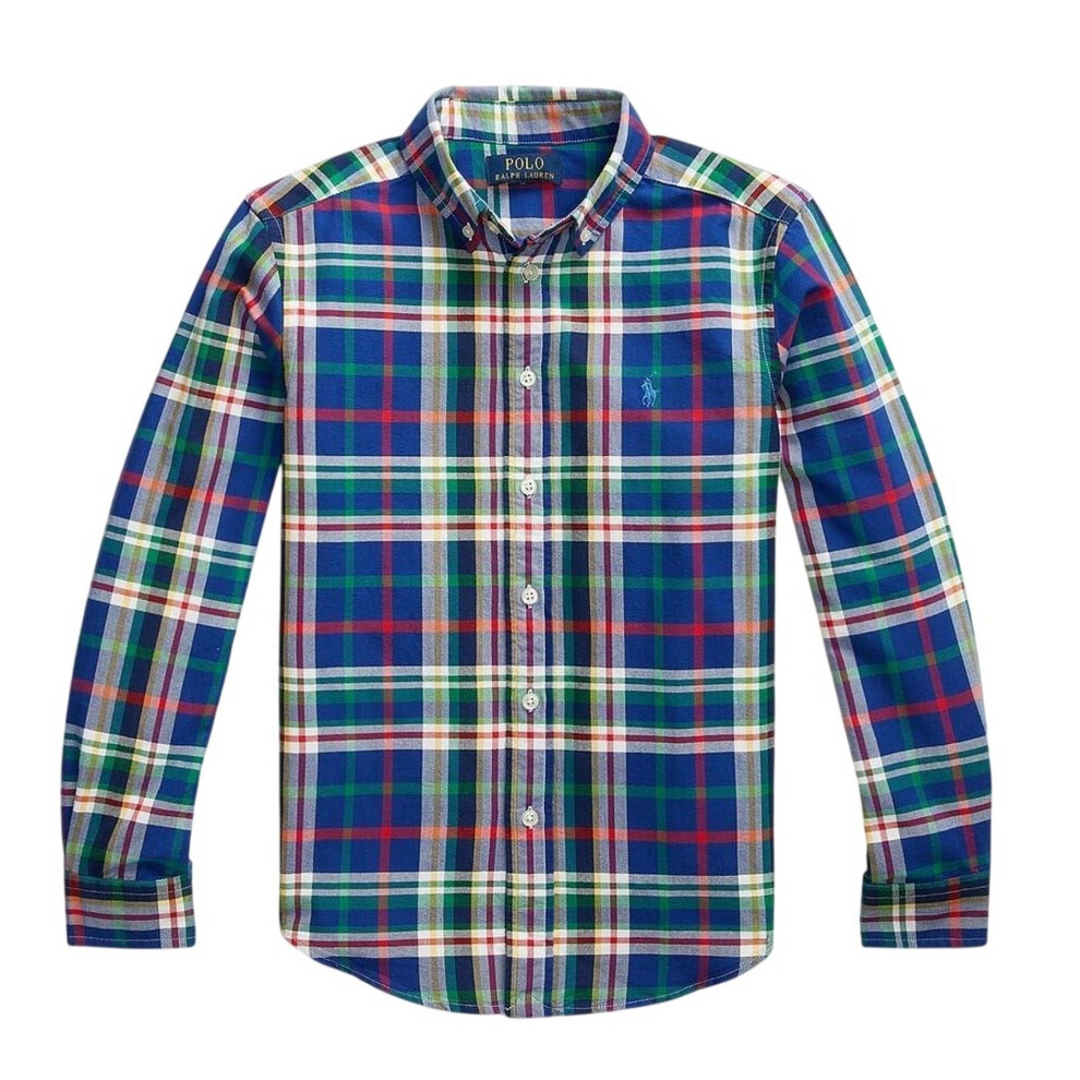 Ralph Lauren Boys Polo Checked Embroidered Shirt