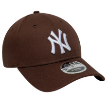 (One Size, Brown/White) New Era Embroidered Logo Adjustable Baseball Cap